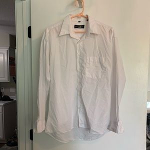 Basic white button up